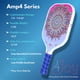 thumbnail image 4 of Pala de Pickleball 4Joy Amp4 14MM DinkforPink, 4 of 7
