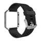 thumbnail image 4 of Correa deportiva de silicona negra + plateada para Fitbit Blaze Simpeak, 4 of 7