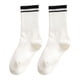 thumbnail image 1 of Calcetines de mujer hasta media pantorrilla de algodón para primavera y otoño, calcetines deportivos acolchados de color liso, calcetines largos de tubo, 1 of 5