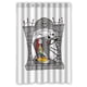 thumbnail image 1 of Cortina de ducha de Jack Skellington de Pesadilla antes de Navidad, juego de cortina de baño con ganchos, tamaño 48 x 72 pulgadas, 1 of 3
