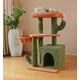 thumbnail image 3 of Torre arbol rascador gatos poste michi cactus verde, 3 of 3