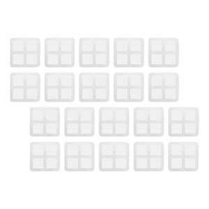 Magideal - Etiqueta Engomada Del Colador De Malla De Drenaje De Piso, Filtro De Fregadero De Piso Para Cocina, Alcantarillado, Desagüe De Piso De Bañeras De Freg 20 Piezas