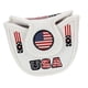 thumbnail image 5 of Funda para cabeza de putter de mazo de golf, funda para palo de golf, forro cómodo, funda envolvente Blanco, 5 of 5
