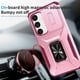 thumbnail image 2 of Funda Armada para Samsung Galaxy S25 Plus 5G con Tapa Deslizante y Soporte Magnético Giratorio Rosa, 2 of 5