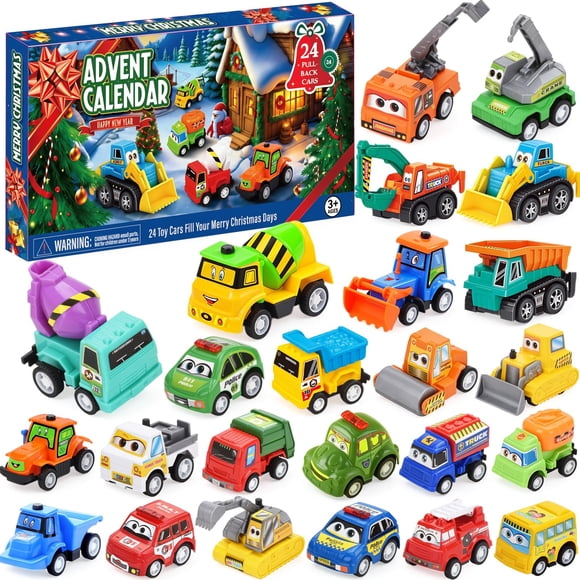 Calendario de Adviento HozHoy 24 Días de Coches 2026 para Niños