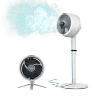 Pedestal Y Sobremesa Fan Shark Flexbreeze, Oscilantes, Color Blanco