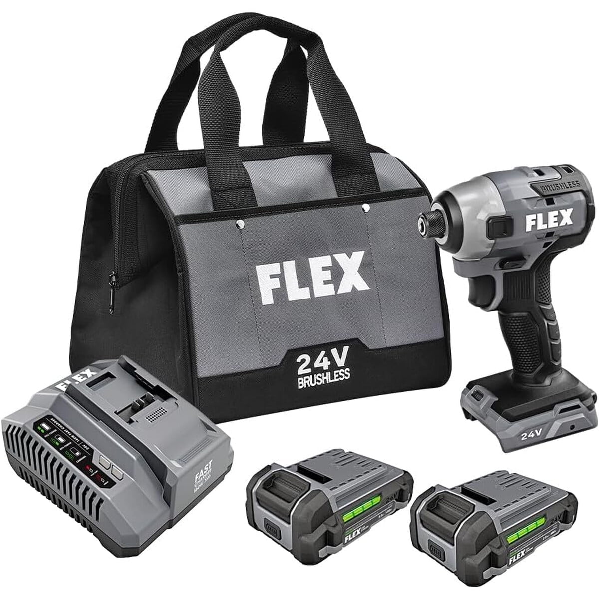Flex - Atornillador Impacto 24v Brushless 14in Kit 2 5ah