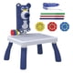 thumbnail image 4 of Mesa De Dibujo Con Proyector, Juguetes De Aprendizaje Temprano, Mesa De Tablero Para Garabatos Para Bebé Azul, 4 of 5