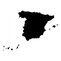 Rienda Libre Graphics - Decomural Spain Map Educational Ws-18562