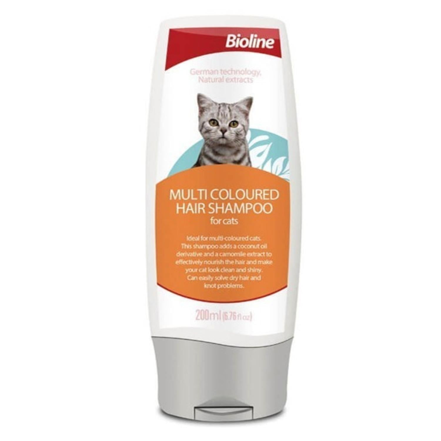 Total Click - Shampoo Para Gatos Con Pelaje Colorido 200ml Bioline