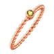 thumbnail image 1 of Anillo SOLE DU SOLEIL Marigold para mujer chapado en oro rosa de 18k, 1 of 4