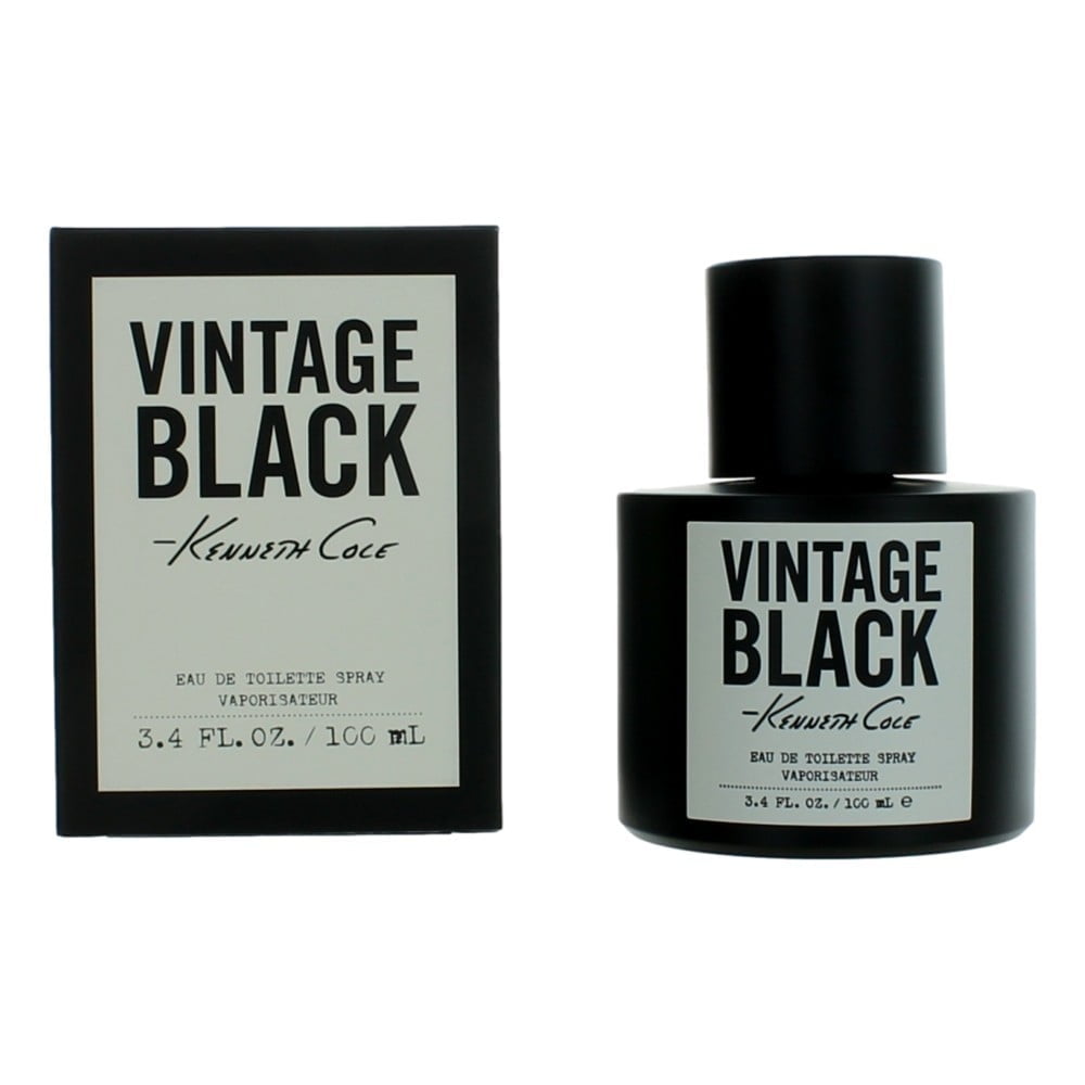 Kenneth Cole Black Vintage Colonia Para Hombre, 3.4 Oz