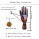 thumbnail image 2 of Modelo De Mano De Madera Mano Modelo Para Dibujo Femenina, 2 of 6