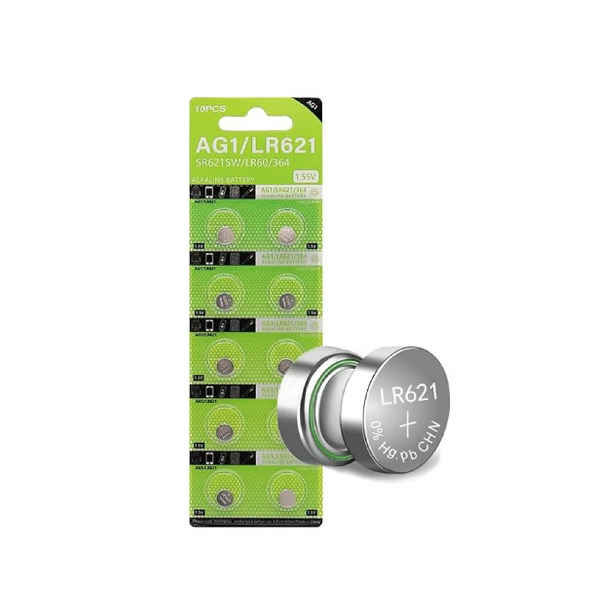 Impormaipu - Pilas Para Reloj Calculadoras U Otros Usos Boton Lr621w Sr621 Ag1 364a 1,5v Cx60