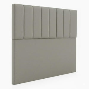 Vitelio - Respaldo De Cama 2 Plazas Gris