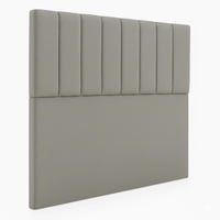 Vitelio - Respaldo De Cama 2 Plazas Gris