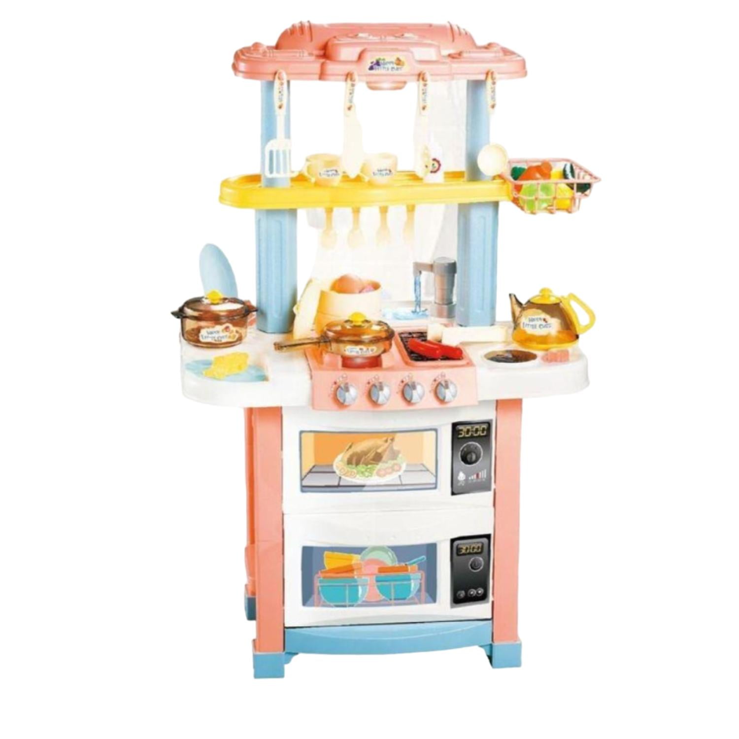 Total Click - Juguete Cocina 83cm Con Luces Sonidos Y Accesorios Infantil