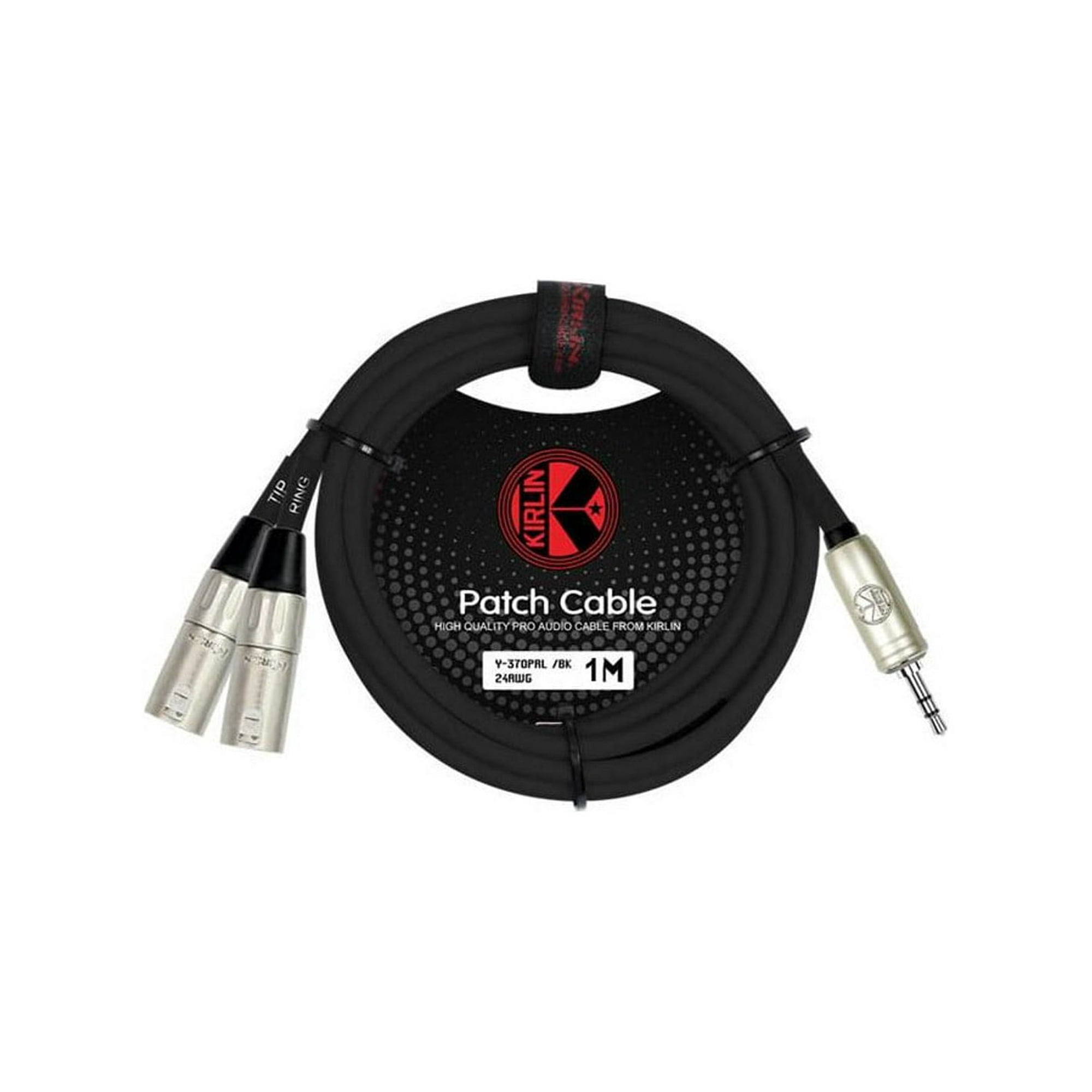 Cable Audio Mini Plug St A 2 Xlr Macho 1 Metro Y370prl1m Kirlin