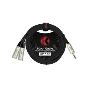 Cable Audio Mini Plug St A 2 Xlr Macho 1 Metro Y370Prl1M Kirlin