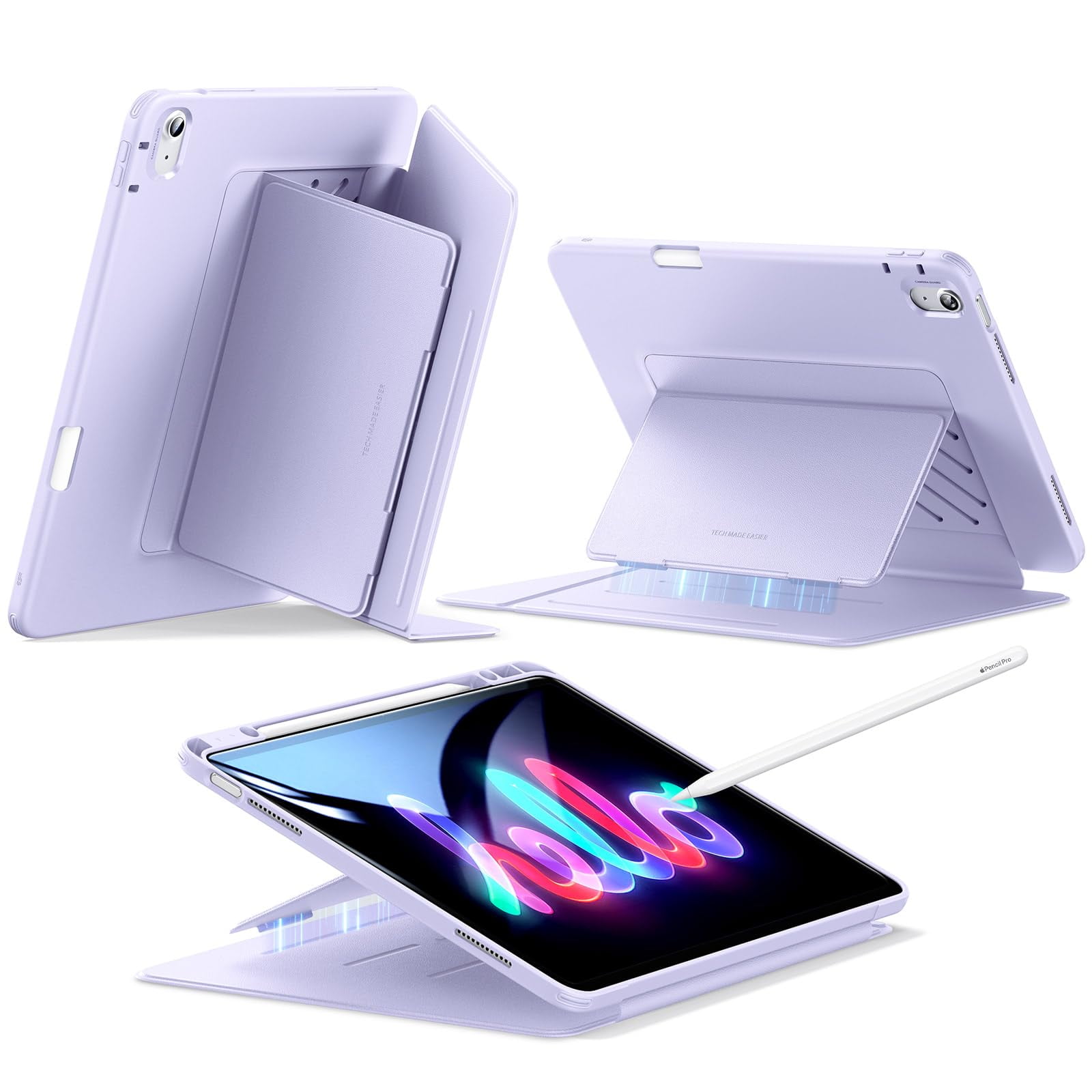 Funda Esr Para Ipad Air M3/m2 De 13 Pulgadas (2025/2024) Con Soporte Para Lápices