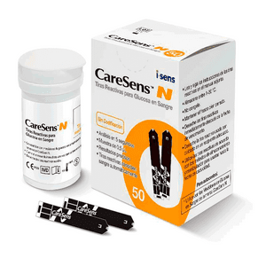 Cintas Tiras Reactivas 50 Unidades Glucometro Caresens N Premier