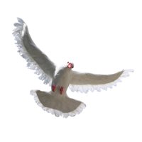 Magideal - Estatua De Paloma De Simulación, Escultura De Paloma, Estatuilla De Animal Realista, Estatuas De Jardín Para Césped, Balcón, Fiesta Temática, Pasillo, Mosca Blanca