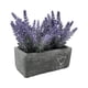 thumbnail image 3 of Planta Artificial Morada Macetero Ceramica Rectangular Gris, 3 of 7