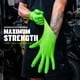 thumbnail image 2 of Guantes GRIPXX Herkules de nitrilo verde sin látex, 8 mil, 2 of 9