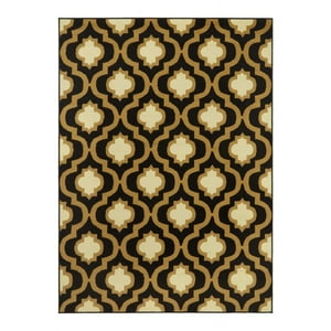 Modalfo - Alfombra Kashan King Negra 153 X 213 Cm