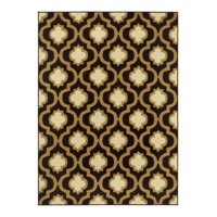 Modalfo - Alfombra Kashan King Negra 153 X 213 Cm