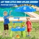 thumbnail image 3 of Mesa de arena y agua HYES para niños pequeños con sombrilla, 3 of 8