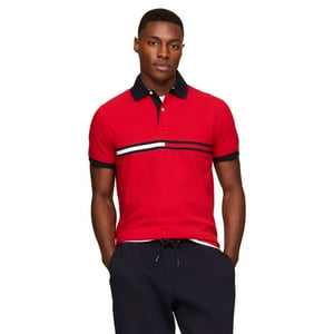 Polo Con La Bandera Del Orgullo De Tommy Hilfiger Para Hombre, De Corte Personalizado