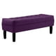 thumbnail image 2 of Banqueta Wood 2c Felpa 00 Morado, 2 of 4