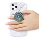 thumbnail image 1 of Phone Grip ATLLM Medallón turquesa, piedra de mármol verde azulado, 1 of 6