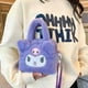 thumbnail image 1 of Cartera De Felpa Kuromi, 1 of 2