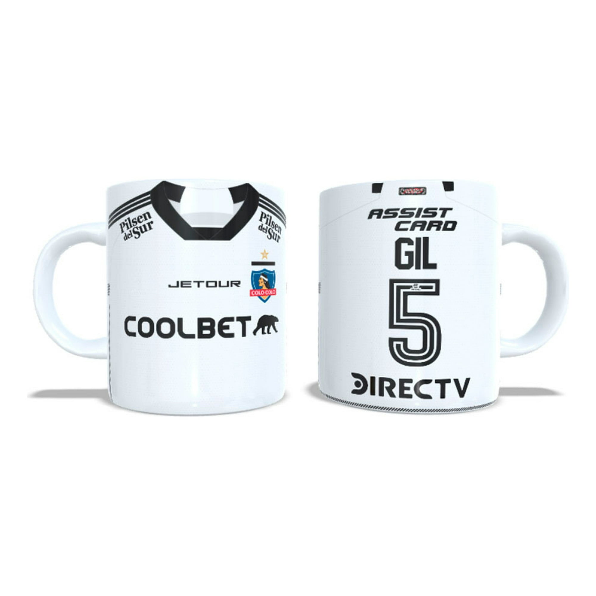 Arumistorechile - Tazon Taza + Porta Vaso Colocolo 2024 - Leonardo Gil