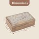 thumbnail image 3 of Caja de joyería Ajuny 20x13 cm de madera de mango con nudo celta, 3 of 9