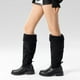 thumbnail image 3 of Bota Larga Mujer Moda Gamuza Con Felpa Vintage Weide CZY601, 3 of 11