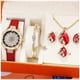 thumbnail image 1 of Set de lujo para Mujeres con Reloj Colgante Aros Anillo y Pulsera, 1 of 8