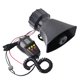 thumbnail image 3 of 12v coche camión alarma policía fuego altavoz altavoz pa sirena cuerno sistema de micrófono 100 w, 3 of 5