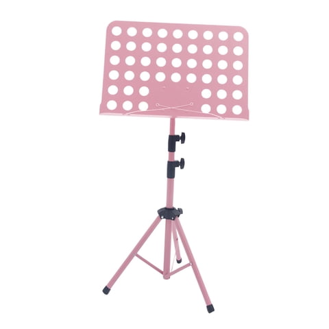 Bothyi - Atril Plegable Escalable Para Música, Ideal Para Principiantes, Guitarra, Ukelele, Violín, Color Rosa