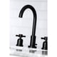 thumbnail image 4 of Grifo Kingston Brass Concord FSC8920DX de instalación extendida, negro mate, 4 of 8