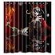 thumbnail image 1 of Cortina de ducha con frases de Harley Quinn y ganchos (66 x 72 pulgadas), 1 of 3