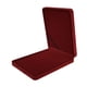 thumbnail image 1 of Caja De Almacenamiento Para Collares, Vitrina Para Guardar Joyas, Para El Hogar, Escritorio, Aniversario, Color Burdeos, 1 of 3