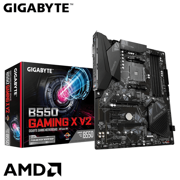 Placa Madre GIGABYTE B550 GAMING X V2, Socket AM4, 4x DDR4, HDMI, DVI-D, 2xM.2, 4xSATA, ATX