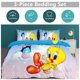 thumbnail image 5 of TweetyBird Print Bedding Set Pattern Duvet Cove Set 3 Pieces 1 Quilt Cover And 2 Pillowcases for Women Men Teens, 5 of 5