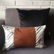 thumbnail image 3 of Funda Cojin Decorativo Ecocuero Gris Y Beige 50X30, 3 of 3