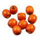 thumbnail image 1 of 100 piezas te?idas alrededor de cuentas de madera de madera para ni?os joyería artesanal bricolaje naranja, 1 of 5