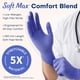 thumbnail image 3 of Guantes de nitrilo para exámenes Supmedic Medical, sin polvo, 100 unidades, 3 of 6
