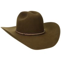 Sombrero Vaquero Stetson Powder River 4X De Fieltro De Búfalo Marrón
